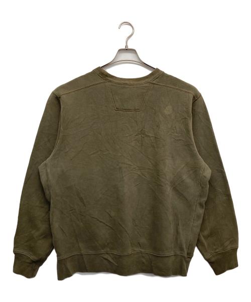 Eddie Bauer（エディーバウアー）Eddie Bauer (エディーバウアー) ロゴ刺繍スウェット カーキ サイズ:Lの古着・服飾アイテム