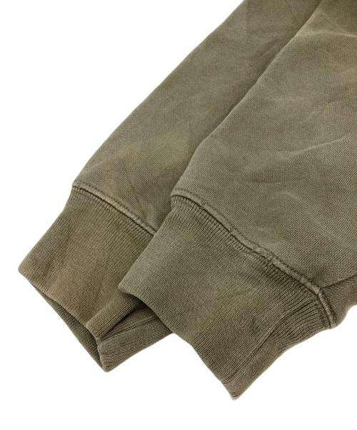 Eddie Bauer（エディーバウアー）Eddie Bauer (エディーバウアー) ロゴ刺繍スウェット カーキ サイズ:Lの古着・服飾アイテム