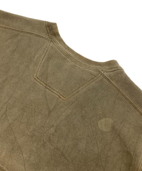 Eddie Bauer（エディーバウアー）Eddie Bauer (エディーバウアー) ロゴ刺繍スウェット カーキ サイズ:Lの古着・服飾アイテム