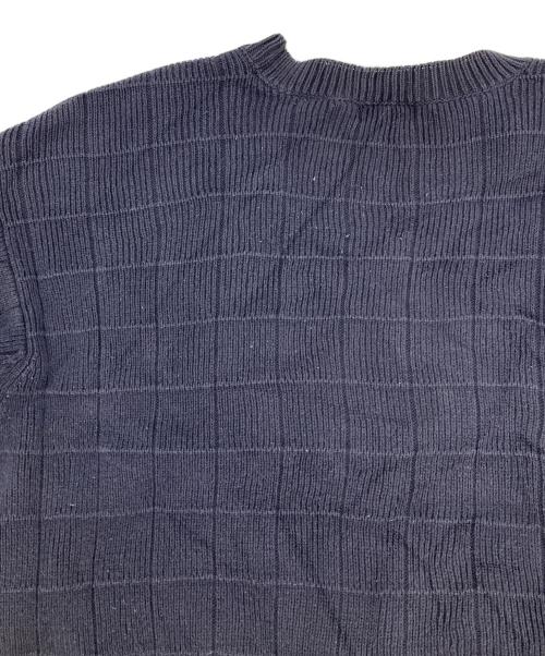 IZOD（アイゾッド）IZOD (アイゾッド) ロゴニット ネイビー サイズ:Ｍの古着・服飾アイテム