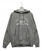 Champion REVERSE WEAVEチャンピオン リバース ウィーブ）の古着「プリントパーカー」｜グレー