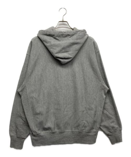 Champion REVERSE WEAVE（チャンピオン リバース ウィーブ）Champion REVERSE WEAVE (チャンピオン リバース ウィーブ) プリントパーカー グレー サイズ:Lの古着・服飾アイテム