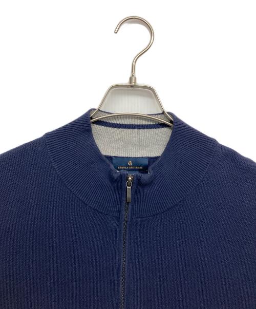 BROOKS BROTHERS（ブルックスブラザーズ）BROOKS BROTHERS (ブルックスブラザーズ) ハーフジップニット ネイビー サイズ:Mの古着・服飾アイテム