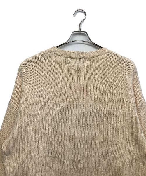 CHAPS（チャップス）CHAPS (チャップス) ロゴニット ベージュ サイズ:XLの古着・服飾アイテム