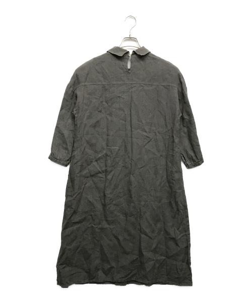 fog linen work（フォグリネンワーク）fog linen work (フォグリネンワーク) リネンワンピース グレー サイズ:記載無の古着・服飾アイテム