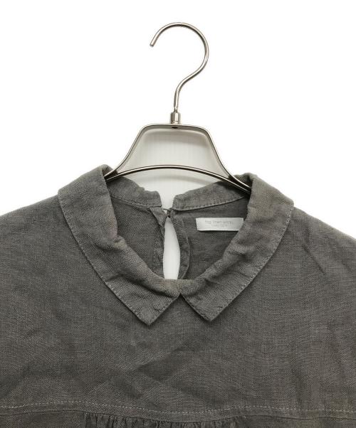 fog linen work（フォグリネンワーク）fog linen work (フォグリネンワーク) リネンワンピース グレー サイズ:記載無の古着・服飾アイテム