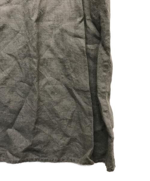 fog linen work（フォグリネンワーク）fog linen work (フォグリネンワーク) リネンワンピース グレー サイズ:記載無の古着・服飾アイテム