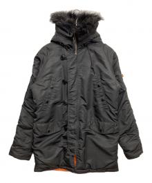 ALPHA（アルファ）の古着「N-3Bタイプコート」｜ブラック