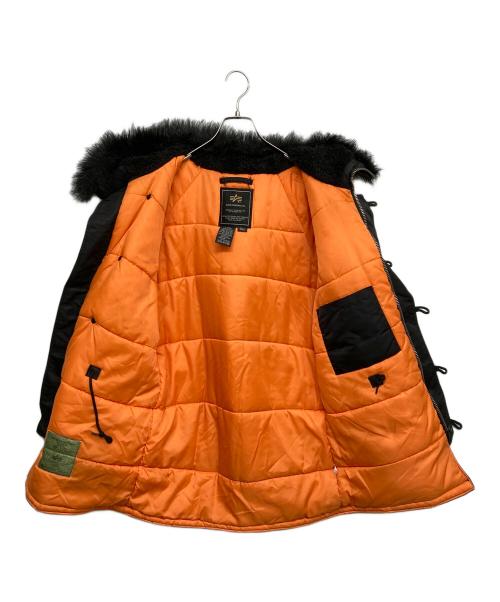 ALPHA（アルファ）ALPHA (アルファ) N-3Bタイプコート ブラック サイズ:SMALLの古着・服飾アイテム