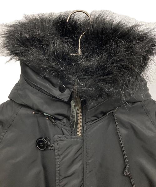 ALPHA（アルファ）ALPHA (アルファ) N-3Bタイプコート ブラック サイズ:SMALLの古着・服飾アイテム