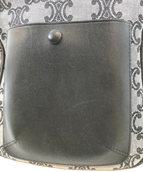 CELINE（セリーヌ）CELINE (セリーヌ) マカダム柄ハンドバッグ グレーの古着・服飾アイテム