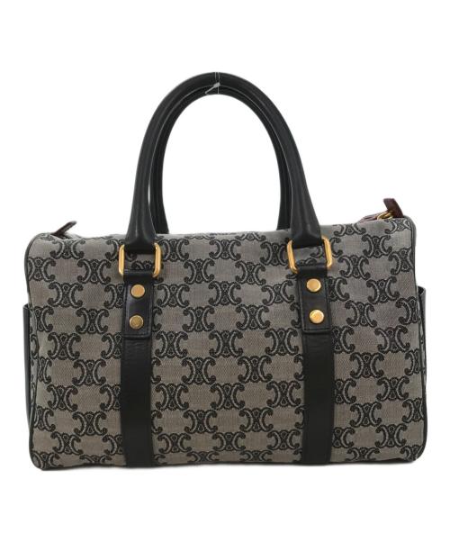 CELINE（セリーヌ）CELINE (セリーヌ) マカダム柄ハンドバッグ グレーの古着・服飾アイテム