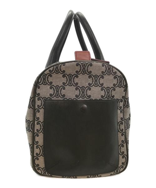 CELINE（セリーヌ）CELINE (セリーヌ) マカダム柄ハンドバッグ グレーの古着・服飾アイテム