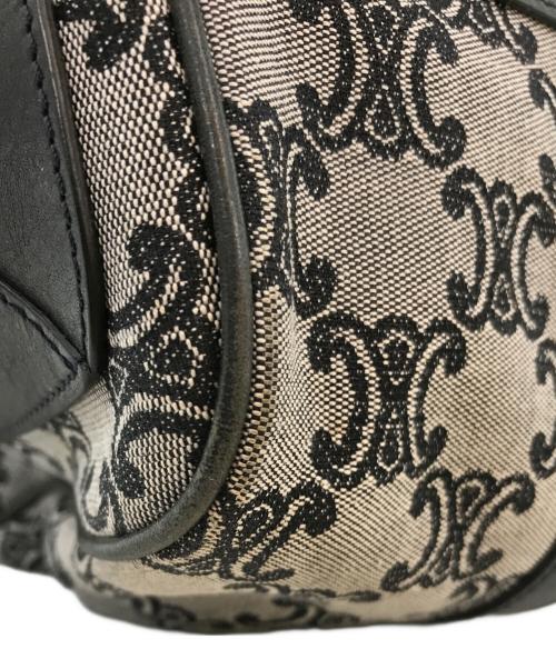 CELINE（セリーヌ）CELINE (セリーヌ) マカダム柄ハンドバッグ グレーの古着・服飾アイテム