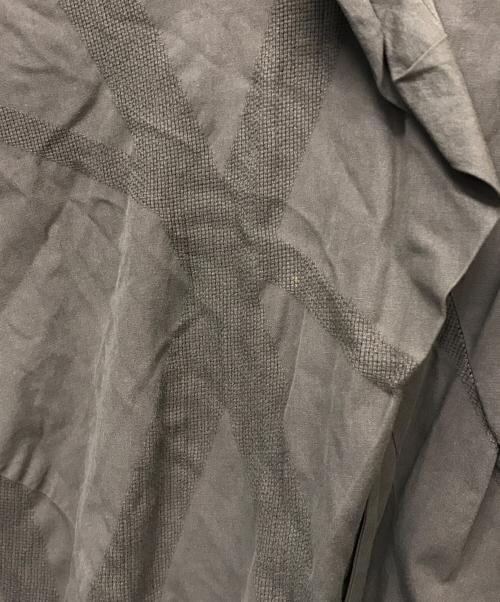 慈雨（ジウ）慈雨 (ジウ) ビッグカラーロングコート ブラウン サイズ:40の古着・服飾アイテム