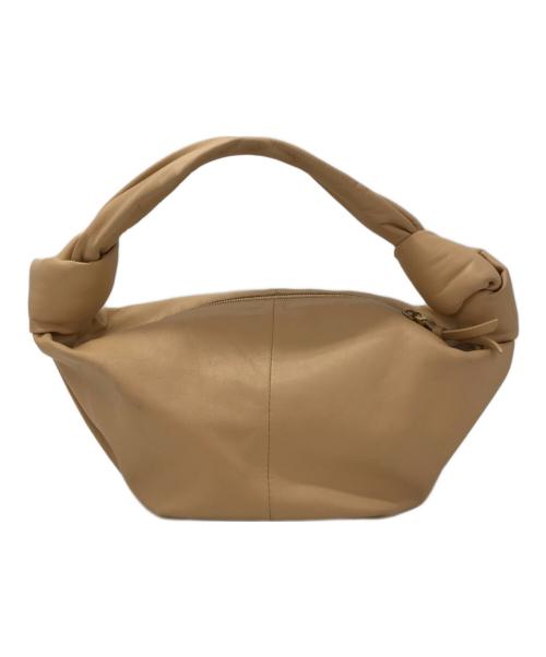 BOTTEGA VENETA（ボッテガベネタ）BOTTEGA VENETA (ボッテガベネタ) ダブルノットミニハンドバッグ ベージュの古着・服飾アイテム