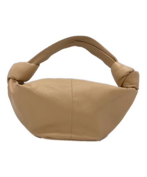 BOTTEGA VENETA（ボッテガベネタ）BOTTEGA VENETA (ボッテガベネタ) ダブルノットミニハンドバッグ ベージュの古着・服飾アイテム