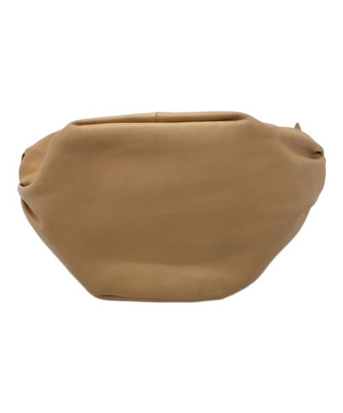 BOTTEGA VENETA（ボッテガベネタ）BOTTEGA VENETA (ボッテガベネタ) ダブルノットミニハンドバッグ ベージュの古着・服飾アイテム