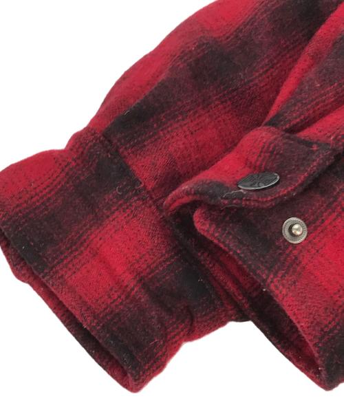 WEST COAST CHOPPERS（ウエストコーストチョッパーズ）WEST COAST CHOPPERS (ウエストコーストチョッパーズ) QUILTED GANG JACKET レッド サイズ:Lの古着・服飾アイテム