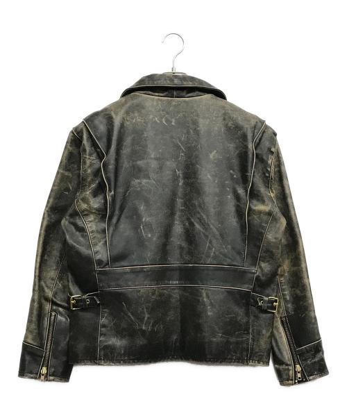 MORGAN PRODUCTIONS（モーガン プロダクションズ）MORGAN PRODUCTIONS (モーガン プロダクションズ) ライナー付きレザージャケット ブラック サイズ:36の古着・服飾アイテム