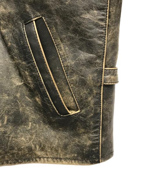 MORGAN PRODUCTIONS（モーガン プロダクションズ）MORGAN PRODUCTIONS (モーガン プロダクションズ) ライナー付きレザージャケット ブラック サイズ:36の古着・服飾アイテム