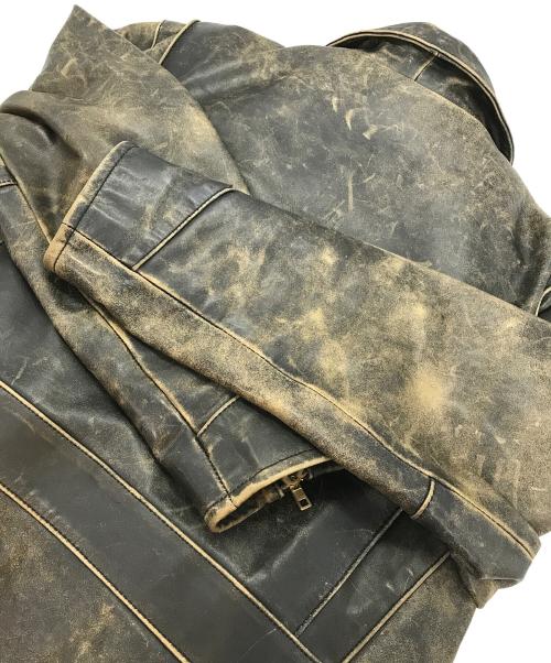 MORGAN PRODUCTIONS（モーガン プロダクションズ）MORGAN PRODUCTIONS (モーガン プロダクションズ) ライナー付きレザージャケット ブラック サイズ:36の古着・服飾アイテム