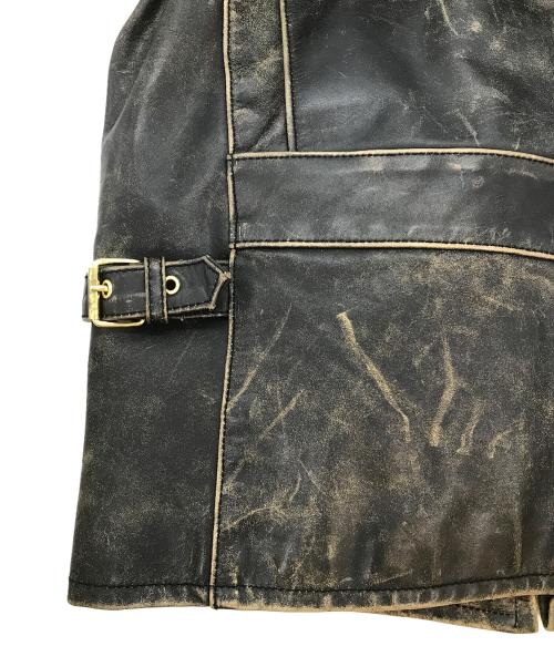 MORGAN PRODUCTIONS（モーガン プロダクションズ）MORGAN PRODUCTIONS (モーガン プロダクションズ) ライナー付きレザージャケット ブラック サイズ:36の古着・服飾アイテム