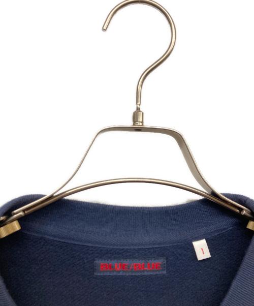 BLUE BLUE（ブルーブルー）BLUE BLUE (ブルーブルー) プリントスウェット ネイビー サイズ:Ｓの古着・服飾アイテム