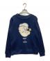 BLUE BLUE（ブルーブルー）の古着「プリントスウェット」｜ネイビー