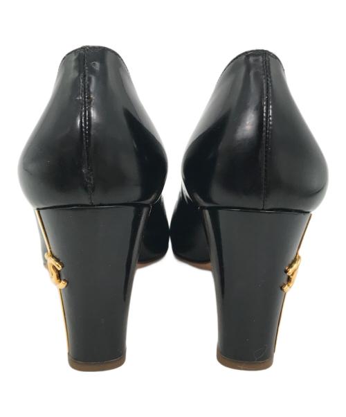 CHANEL（シャネル）CHANEL (シャネル) ヒールパンプス ブラック サイズ:35.5の古着・服飾アイテム