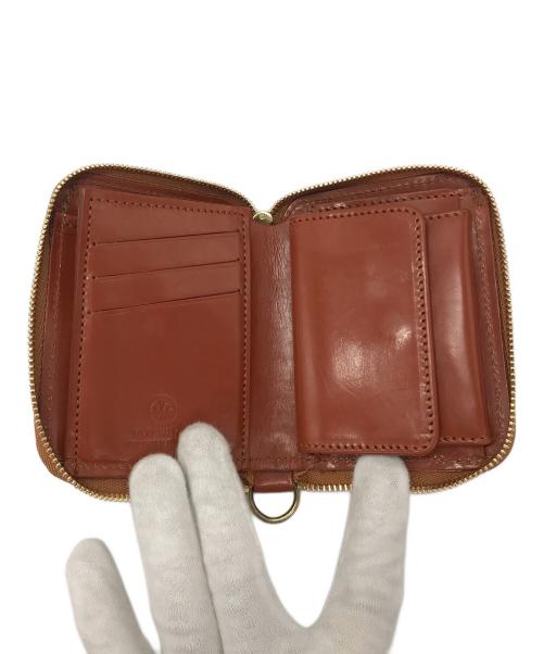 GLENROYAL（グレンロイヤル）GLENROYAL (グレンロイヤル) ZIP ARND SMALL WALLET ブラウンの古着・服飾アイテム