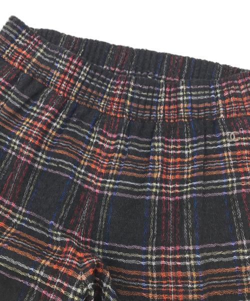 CHANEL（シャネル）CHANEL (シャネル) カシミヤ混 チェック柄 イージーパンツ ブラック サイズ:34の古着・服飾アイテム