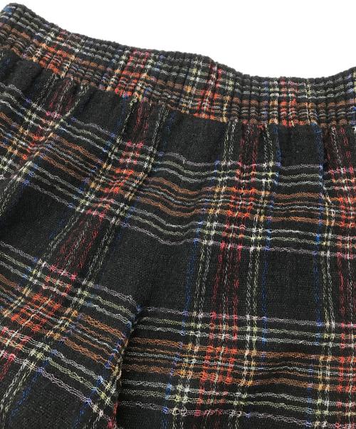 CHANEL（シャネル）CHANEL (シャネル) カシミヤ混 チェック柄 イージーパンツ ブラック サイズ:34の古着・服飾アイテム