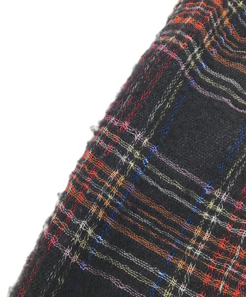 CHANEL（シャネル）CHANEL (シャネル) カシミヤ混 チェック柄 イージーパンツ ブラック サイズ:34の古着・服飾アイテム