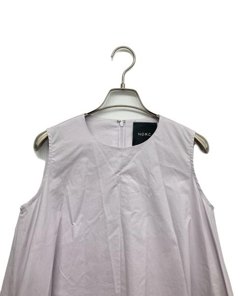 N.O.R.C（ノーク）N.O.R.C (ノーク) ノースリーブワンピース パープル サイズ:1の古着・服飾アイテム
