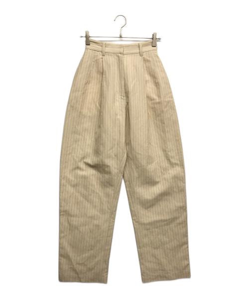 CLANE（クラネ）CLANE (クラネ) CURVE LINE PANTS ベージュ 未使用品の古着・服飾アイテム