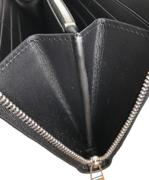 LOEWE（ロエベ）LOEWE (ロエベ) ソフトグレインカーフジップアラウンドウォレット ブラックの古着・服飾アイテム