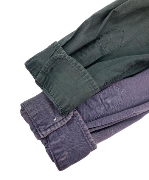 POLO RALPH LAUREN（ポロ・ラルフローレン）POLO RALPH LAUREN (ポロ・ラルフローレン) 再構築シャツ パープル サイズ:XLの古着・服飾アイテム