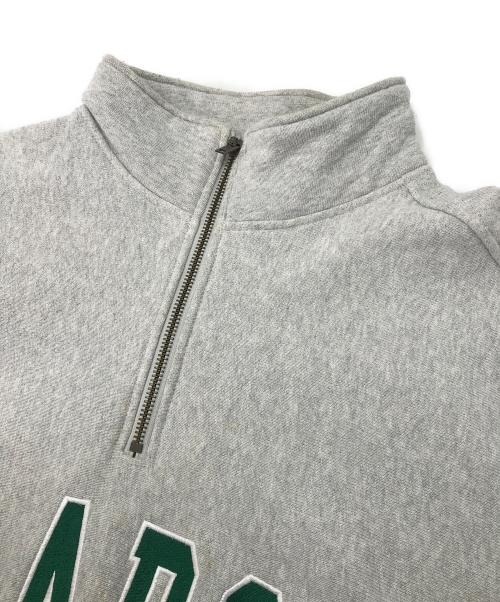 Champion REVERSE WEAVE（チャンピオン リバース ウィーブ）Champion REVERSE WEAVE (チャンピオン リバース ウィーブ) X-LARGE (エクストララージ) ハーフジップスウェット グレー サイズ:Lの古着・服飾アイテム