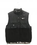 NIKEナイキ）の古着「フリースベスト」｜ブラック