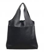 JIL SANDER NAVYジルサンダー ネイビー）の古着「レザートートバッグ」｜ネイビー