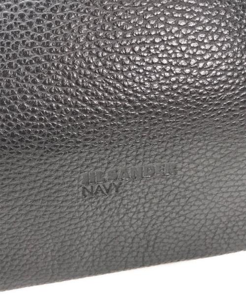 JIL SANDER NAVY（ジルサンダー ネイビー）JIL SANDER NAVY (ジルサンダー ネイビー) レザートートバッグ ネイビーの古着・服飾アイテム