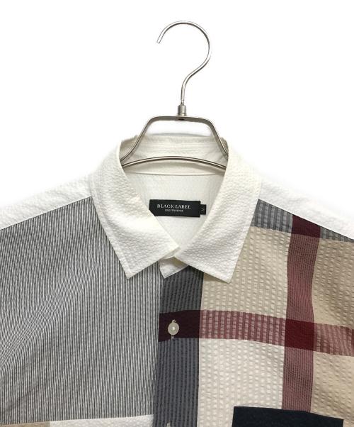 BLACK LABEL CRESTBRIDGE（ブラックレーベル クレストブリッジ）BLACK LABEL CRESTBRIDGE (ブラックレーベル クレストブリッジ) 半袖シャツ ホワイト サイズ:Ｍの古着・服飾アイテム