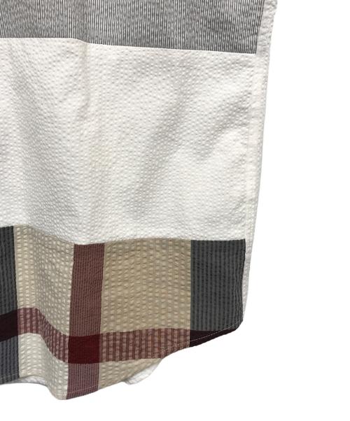 BLACK LABEL CRESTBRIDGE（ブラックレーベル クレストブリッジ）BLACK LABEL CRESTBRIDGE (ブラックレーベル クレストブリッジ) 半袖シャツ ホワイト サイズ:Ｍの古着・服飾アイテム