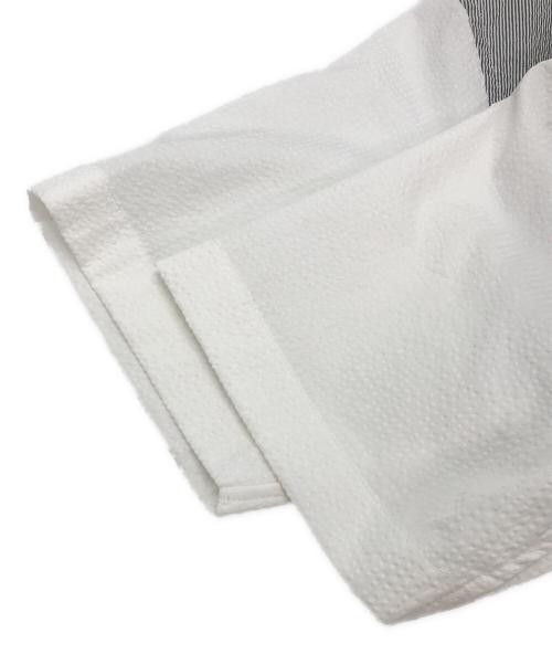 BLACK LABEL CRESTBRIDGE（ブラックレーベル クレストブリッジ）BLACK LABEL CRESTBRIDGE (ブラックレーベル クレストブリッジ) 半袖シャツ ホワイト サイズ:Ｍの古着・服飾アイテム