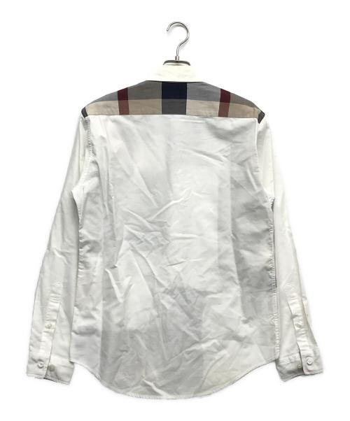 BLACK LABEL CRESTBRIDGE（ブラックレーベル クレストブリッジ）BLACK LABEL CRESTBRIDGE (ブラックレーベル クレストブリッジ) 長袖シャツ ホワイト サイズ:Mの古着・服飾アイテム