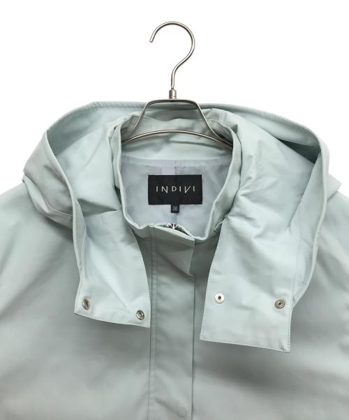 INDIVI（インディヴィ）INDIVI (インディヴィ) マルチWAYマウンテンパーカー ブルー サイズ:38の古着・服飾アイテム