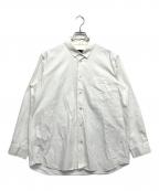 ATONエイトン）の古着「COTTON TWILL OVERSIZED SHIRT」｜ホワイト