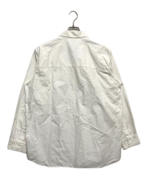 ATON（エイトン）ATON (エイトン) COTTON TWILL OVERSIZED SHIRT ホワイト サイズ:04の古着・服飾アイテム