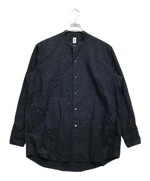 LE（エルイー）LE (エルイー) SLIM RG SHIRTS ネイビー サイズ:3の古着・服飾アイテム